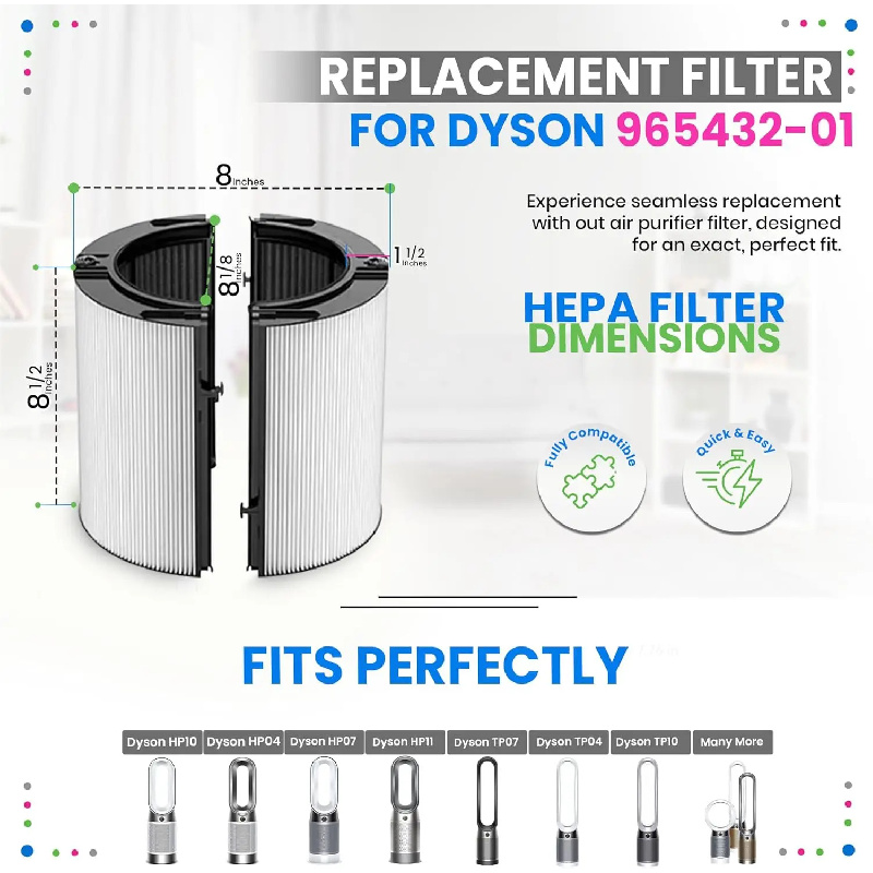 Koolstoffilter voor Dyson TP06 - Dyson Fan Tp07 recensie en prijs